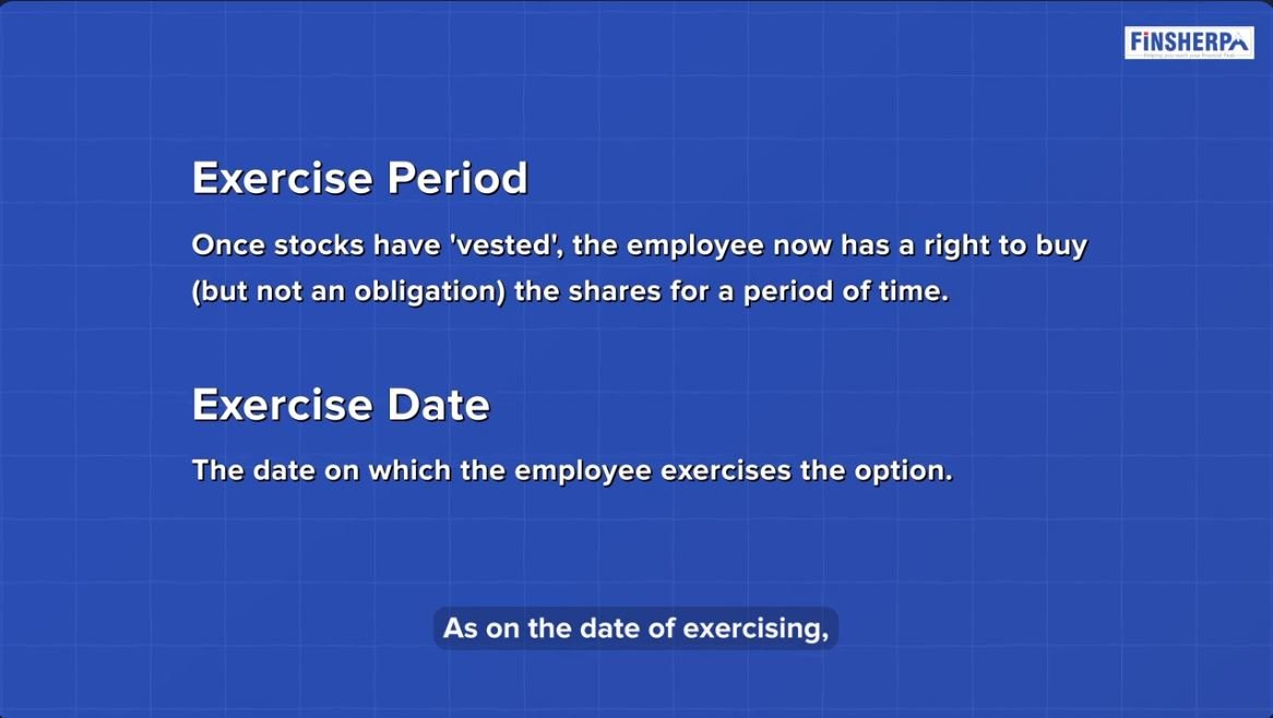 Exercise Period And Exercise Date Of ESOP - Finsherpa